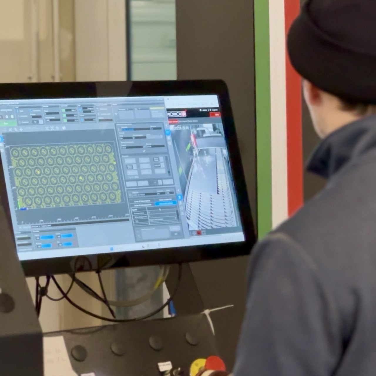 Taglio laser in azione